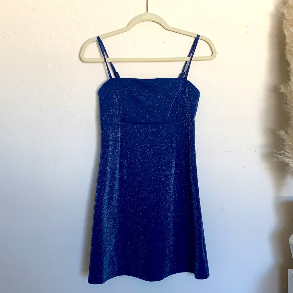 Wild Fable Glitter Strapless Mini Dress